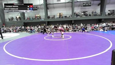 Junior Boys FS - 144 lbs Champ. Round 1 - Thomas Wippel, OR vs Grady VanDalen, WA