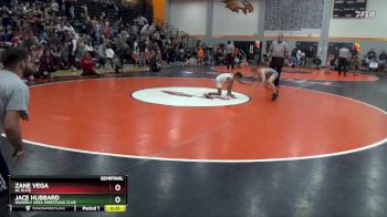 B-10 lbs Semifinal - Jace Hubbard, Waverly Area Wrestling Club vs Zane Vega, DC Elite