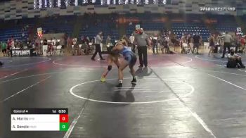 109 lbs Consi Of 4 - Ashley Morris, Spring Klein WC vs April Denolo, Pounders WC