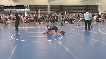 65 lbs Rr Rnd 5 - Beau Mckeown, Mat Assassins White - ESE vs Wesley Rappo, ICWL Bruisers Elite - ESE