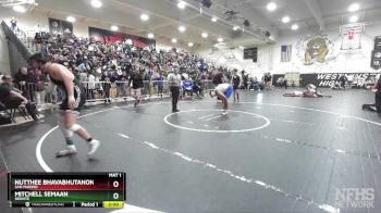 190 lbs Champ. Round 2 - Mitchell Semaan, Servite vs Nutthee Bhavabhutanon, San Marino