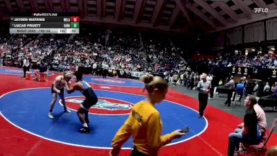 190-3A Cons. Semi - Lucas Pruett, East Hall vs Jayden Watkins, West Laurens