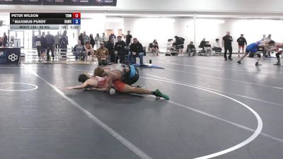92 kg Cons. Semis - Peter Wilson, Tennessee vs Maximus Purdy, Big Game Wrestling Club