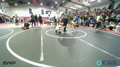 67 lbs Consi Of 8 #2 - Easton Contreras, Raw Wrestling Club vs Knox Perkins, Tahlequah Wrestling Club