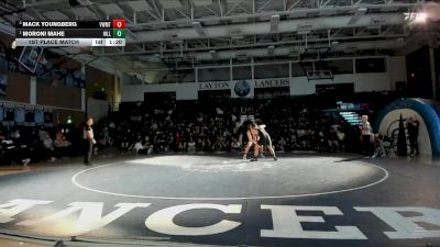 215 lbs 1st Place Match - Moroni Mahe, Hillcrest vs Mack Youngberg, Viewmont