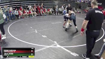 140 lbs Semis & 1st Wrestleback (8 Team) - Cruz Robb, Utah vs Eddie Shevlin, Nebraska Black