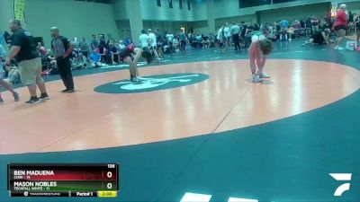 138 lbs Round 4 (6 Team) - Mason Nobles, Techfall White vs Ben Maduena, CIAW