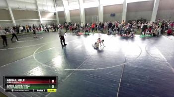 55 lbs Cons. Round 1 - Sadie Gutierrez, Falcon Wrestling Club vs Abigail Mele, Lone Peak Elite