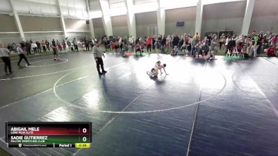 55 lbs Cons. Round 1 - Sadie Gutierrez, Falcon Wrestling Club vs Abigail Mele, Lone Peak Elite