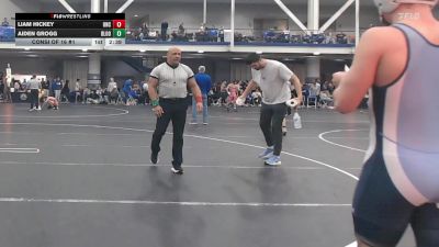 133 lbs Consi Of 16 #1 - Liam Hickey, Unc vs Aiden Grogg, Bloomsburg - UnAttached
