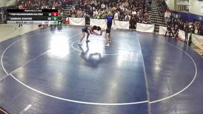 120 lbs Quarterfinal - Damian Chavez, Cheyenne vs Tysin Kealiinohomoku-Salcedo, Desert Oasis