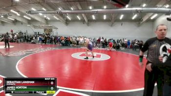 215 lbs Champ. Round 2 - James Horton, Littleton vs Sebastian Langman, Elizabeth