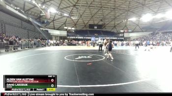 132 lbs Quarterfinal - David Lakoduk, NWWC vs Alden Van Alstyne, Snoqualmie Valley Wrestling Club