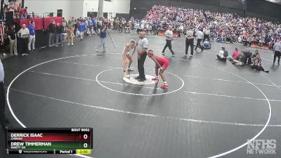 1A/2A 106 3rd Place Match - Drew Timmerman, Ninety Six vs Derrick Isaac, Cheraw