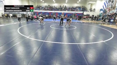 126 lbs Cons. Round 3 - Ricky Haralson, Kellogg vs Jackson Krogseth, East Valley (Spokane)