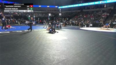 144 lbs Round Of 32 - Matthew Centeno, Esperanza (SS) vs Richard Robles, Liberty Bakersfield (CS)