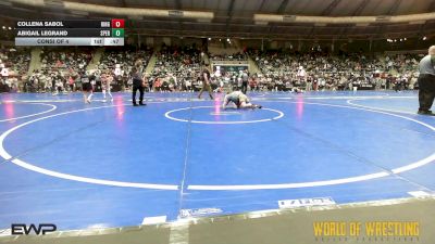 110 lbs Consi Of 4 - Collena Sabol, Ringgold Wrestling vs Abigail LeGrand, Sperry Wrestling Club