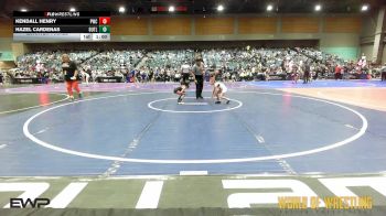 47 lbs Quarterfinal - Kendall Henry, Powerhouse Wrestling Club vs Hazel Cardenas, Outlaws Wrestling Club