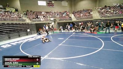 50 lbs Cons. Round 4 - Neison Woody, Uintah Wrestling vs Samuel Subia, Legends Of Gold Las Vegas