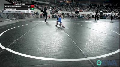 55 lbs Round Of 16 - Arthur Brashears, Piedmont vs Tucker Korb, Vinita Kids Wrestling