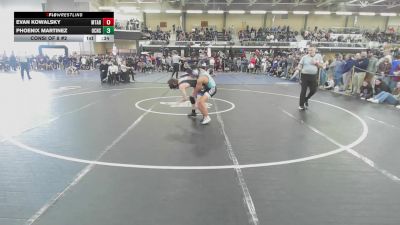 120 lbs Consi Of 8 #2 - Evan Kowalsky, Mt. Ararat-Brunswick vs Phoenix Martinez, Oceanside