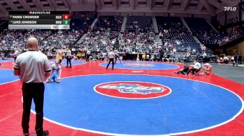 138-1A 5th Place Match - Paris Crowder, Oglethorpe County vs Luke Johnson, Bremen