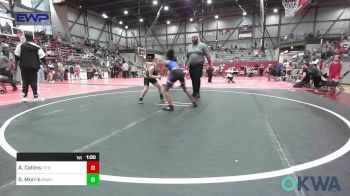 75-83 lbs Rr Rnd 1 - Ashtyn Collins, Pitbull Wrestling Academy vs Stella Morris, Broken Arrow Wrestling Club