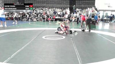 89 lbs Rr Rnd 1 - Zayne Young, CT Whale Orca - ESE vs Gus Engelman, Mat Assassins White - ESE