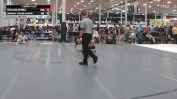 162 lbs Rr Rnd 1 - William Ackley, Homegrown White - HSC vs Arslan Dzhakhanov, VHW Blue - HSC