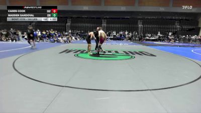 144 lbs Consi Of 8 #2 - Caden Cook, Faith Lutheran vs Madden Sandoval, Crook County