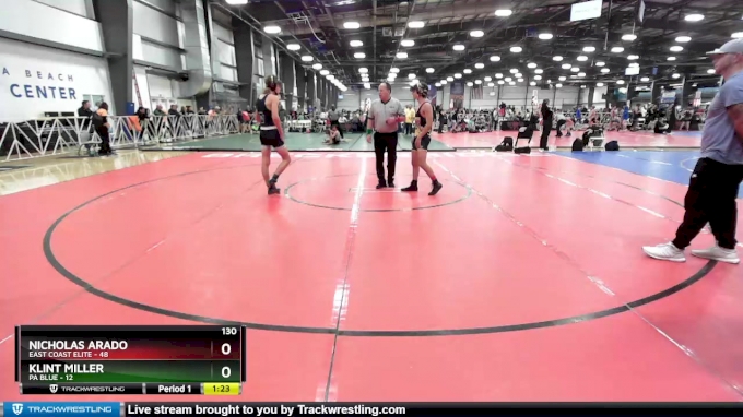 130 lbs Rd# 4- 2:00pm Friday Final Pool - Klint Miller, PA Blue vs ...