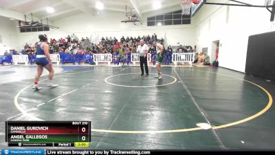 195 lbs Champ. Round 1 - Daniel Gurovich, Camarillo vs Angel Gallegos, Canoga Park