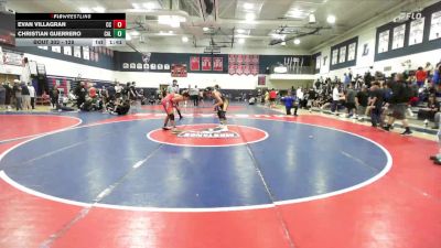 128 lbs Cons. Round 4 - Evan Villagran, Centennial Corona vs Christian Guerrero, California