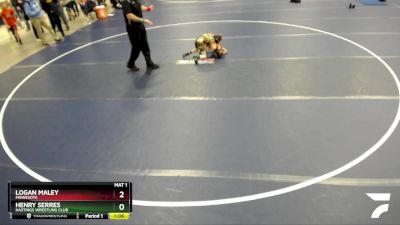 59 lbs Cons. Round 4 - Henry Serres, Hastings Wrestling Club vs Logan Maley, Minnesota