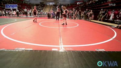 61 lbs Quarterfinal - Teagan Eichhorn, Vinita Kids Wrestling vs Archer Hardison, Verdigris Youth Wrestling