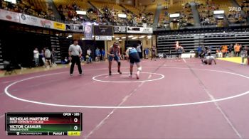 285 lbs Champ. Round 1 - Victor Casales, Trinidad State vs Nicholas Martinez, Colby Community College