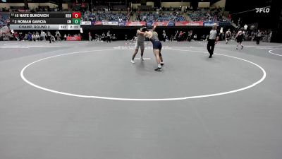 174 lbs Champ. Round 2 - 15 Nate Bukovich, Reinhardt vs 2 Roman Garcia, Central Methodist