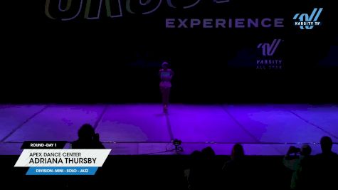 APEX Dance Center - Adriana Thursby [2024 Mini - Solo - Jazz Day 1] 2024 One Up Grand Nationals