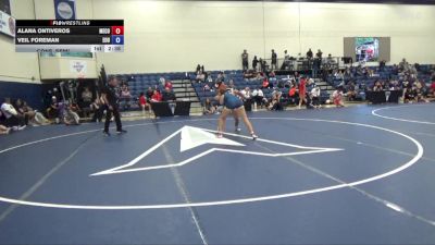 145 lbs Cons. Semi - Veil Foreman, Eastern Oregon University (OR) vs Alana Ontiveros, Menlo College