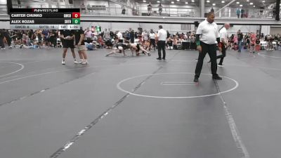 120 lbs Round 4 (6 Team) - Alex Rozas, Team Shutt B Team vs Carter Chunko, Grit Mat Club Blue