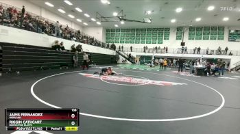 138 lbs Cons. Round 2 - Jaims Fernandez, Worland vs Riggin Cathcart, Burns/Pine Bluffs