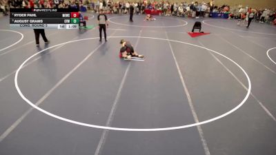 12U - 86 lbs Cons. Round 5 - Ryder Pahl, MN Elite Wrestling Club vs August Grams, Centennial Youth Wrestling