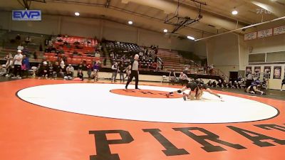 126 lbs Semifinal - Iziah Tusler, Cushing High School vs Jake Hart, Perkins High School