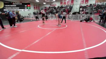 190 lbs Semifinal - Julianna Marquez, Gabrielino vs Olivia Marker, Santiago (Corona)