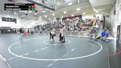 285 lbs Cons. Semi - Brandon Bass, Servite vs Martin Gonzalez, Western