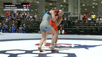 72 lbs Semis - Skylar Grote, USOPTC/ Titan Mercury Wrestling Club (TMWC) vs Tiffani Baublitz, Team Pennsylvania