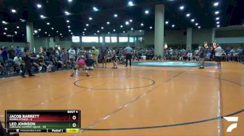 95 lbs Champ Round 1 (16 Team) - Jacob Barrett, Morris Fitness vs Leo Johnson, Carolina Hammer Squad