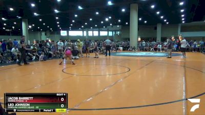 95 lbs Champ Round 1 (16 Team) - Jacob Barrett, Morris Fitness vs Leo Johnson, Carolina Hammer Squad