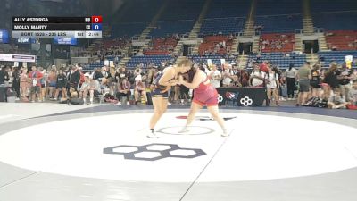 235 lbs Champ. Rd Of 32 - Ally Astorga, Missouri vs Molly Marty, Kansas