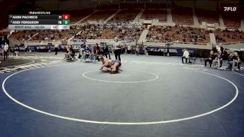 150-D4 Cons. Round 2 - Kodi Ferguson, Pima High School vs Kash Pacheco, Payson High School